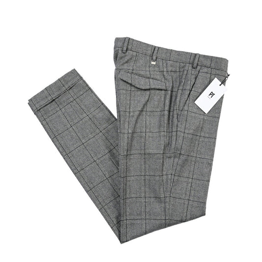 PT TORINO “MASTER FIT” SUPER 100's ヴァージンウール100% ノータックスラックス グレー 48 | GUARDAROBA MILANO OFFICIAL STORE