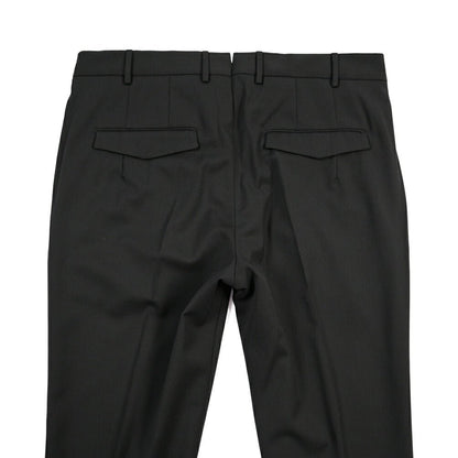 PT TORINO “MASTER FIT” 高機能ストレッチウール ワンタックスラックス / TECHNO WASHABLE WOOL ブラック 48 | GUARDAROBA MILANO OFFICIAL STORE