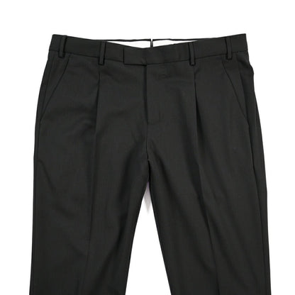 PT TORINO “MASTER FIT” 高機能ストレッチウール ワンタックスラックス / TECHNO WASHABLE WOOL ブラック 48 | GUARDAROBA MILANO OFFICIAL STORE