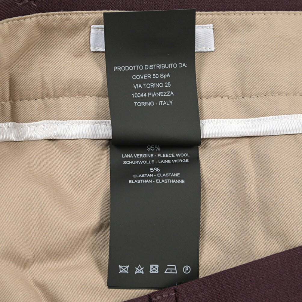 PT TORINO “MICHAEL” ストレッチウール ノータックスラックス パープル 44 | GUARDAROBA MILANO OFFICIAL STORE