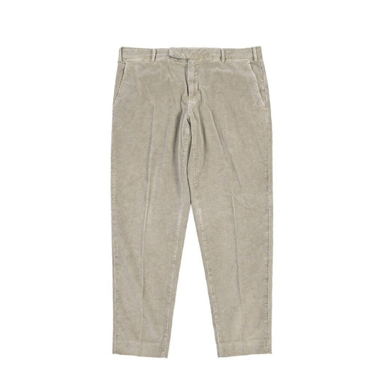 PT TORINO “REBEL FIT” リヨセル混コットン 中畝コーデュロイパンツ グレージュ 50 | GUARDAROBA MILANO OFFICIAL STORE