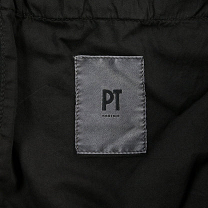 PT TORINO “REBEL FIT” ストレッチコットン ワンタックパンツ ブラック 52 | GUARDAROBA MILANO OFFICIAL STORE