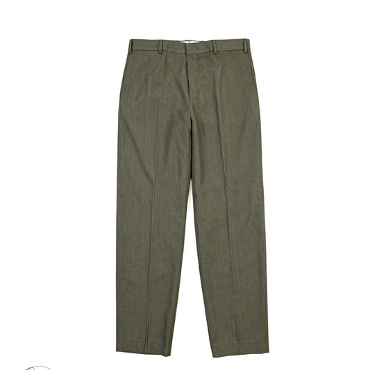PT TORINO ReWorked “MADS CARROT FIT” コットン混ウール ノータックパンツ カーキグリーン 50 | GUARDAROBA MILANO OFFICIAL STORE