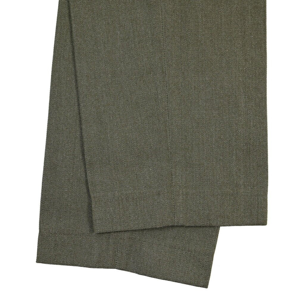 PT TORINO ReWorked “MADS CARROT FIT” コットン混ウール ノータックパンツ カーキグリーン 50 | GUARDAROBA MILANO OFFICIAL STORE