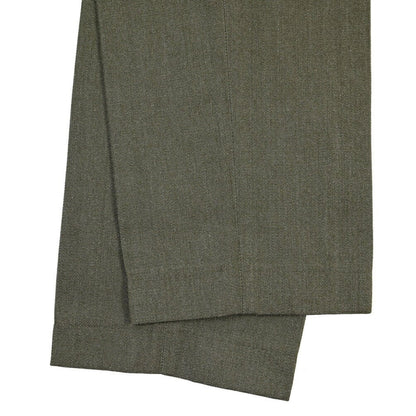 PT TORINO ReWorked “MADS CARROT FIT” コットン混ウール ノータックパンツ カーキグリーン 50 | GUARDAROBA MILANO OFFICIAL STORE
