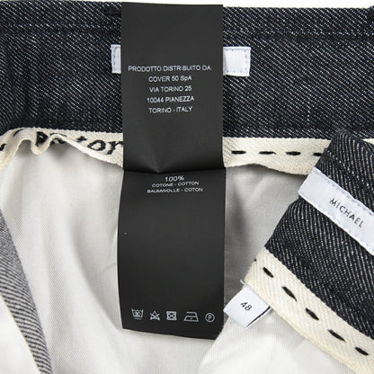 PT TORINO ReWorked "MICHAEL" コットン100% デニムスラックス ネイビー 48 | GUARDAROBA MILANO OFFICIAL STORE