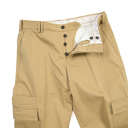 PT TORINO ReWorked “MICHAEL” コットン100% ノータックカーゴパンツ ベージュ 48 | GUARDAROBA MILANO OFFICIAL STORE
