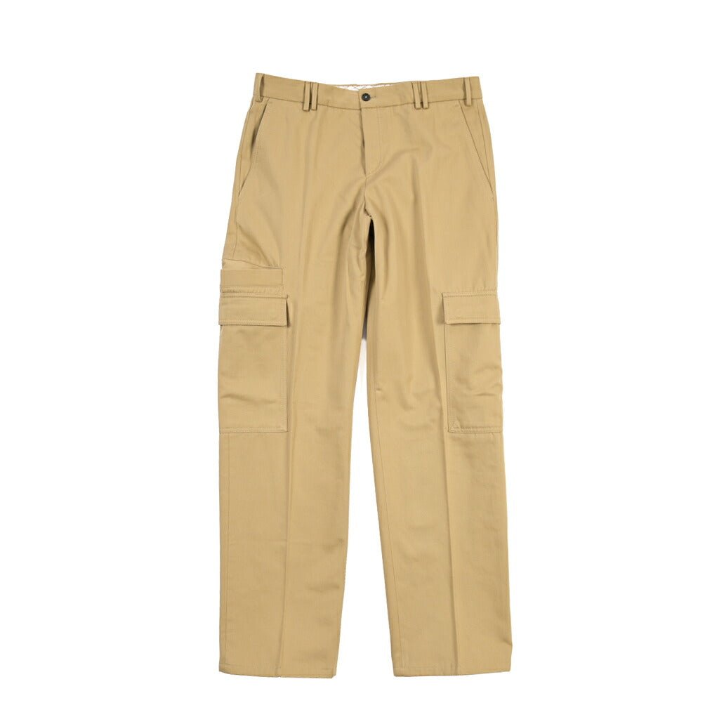 PT TORINO ReWorked “MICHAEL” コットン100% ノータックカーゴパンツ ベージュ 48 | GUARDAROBA MILANO OFFICIAL STORE
