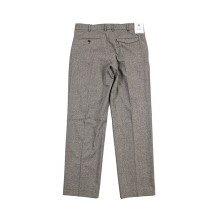 PT TORINO ReWorked “MICHAEL” カシミヤ混ウール ヘリンボーンワイドスラックス ブラウン 48 | GUARDAROBA MILANO OFFICIAL STORE
