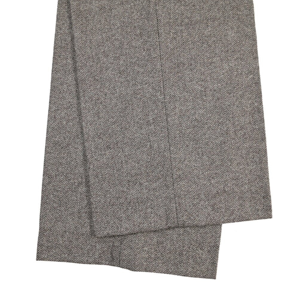PT TORINO ReWorked “MICHAEL” カシミヤ混ウール ヘリンボーンワイドスラックス ブラウン 48 | GUARDAROBA MILANO OFFICIAL STORE