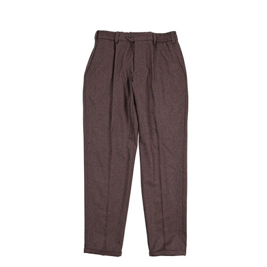 PT TORINO ReWorked “THE REBEL” カシミヤ混ウール ノータックスラックス ワインレッド 32 | GUARDAROBA MILANO OFFICIAL STORE