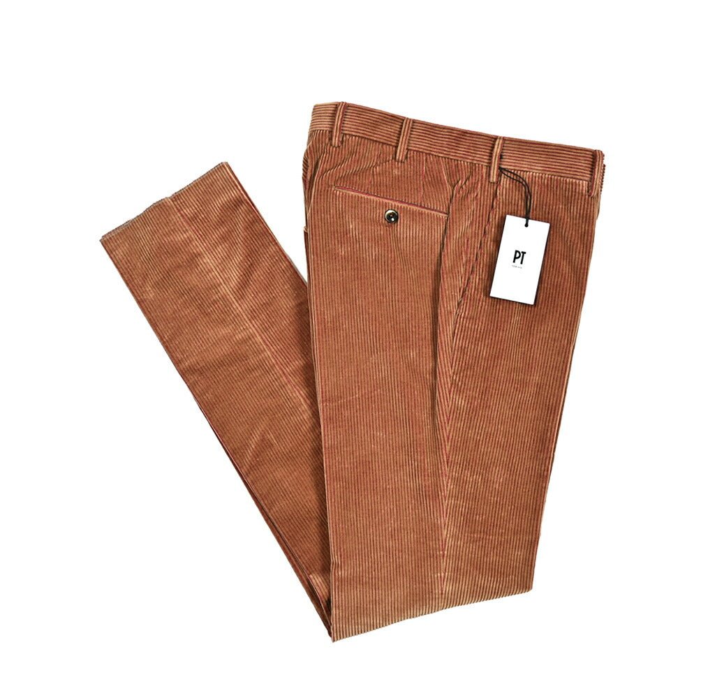 PT TORINO "SLIM FIT" コットン100% 中畝コーデュロイパンツ｜415083｜GUARDAROBA MILANO OFFICIAL STORE