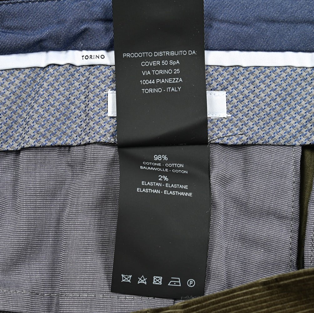 PT TORINO "SLIM FIT" ストレッチコットン 細畝コーデュロイパンツ｜414950-46｜GUARDAROBA MILANO OFFICIAL STORE