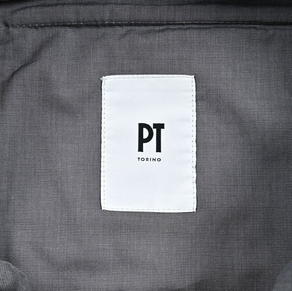 PT TORINO "SLIM FIT" ウールコットン ドローコードノータックスラックス｜414978-46｜GUARDAROBA MILANO OFFICIAL STORE