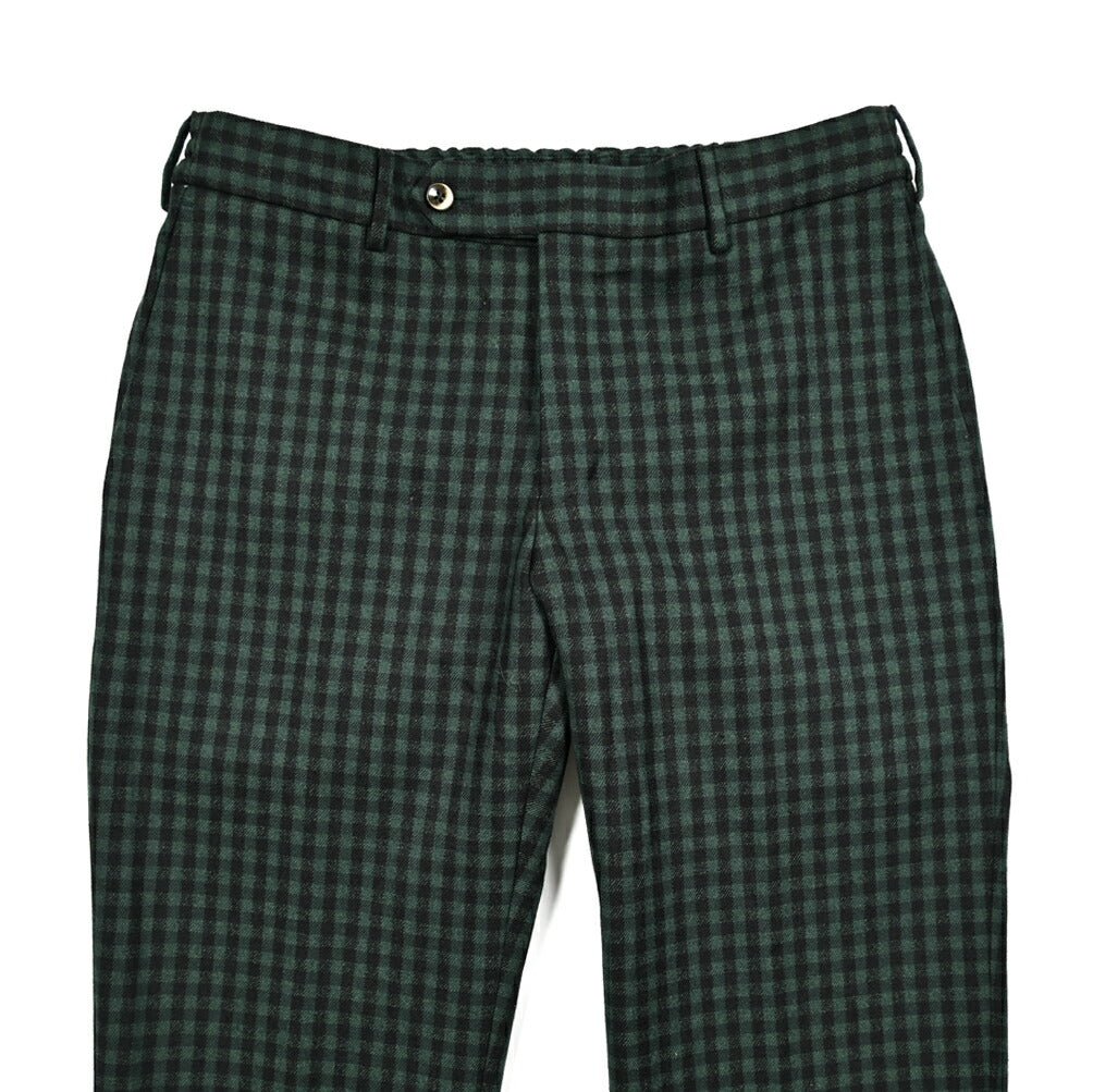 PT TORINO "SLIM FIT" ウールコットン ドローコードノータックスラックス｜414978-46｜GUARDAROBA MILANO OFFICIAL STORE