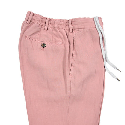 PT TORINO "SLIM FIT" リヨセル混 ノータックスリムパンツ ピンク 48 | GUARDAROBA MILANO OFFICIAL STORE