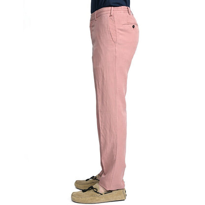 PT TORINO "SLIM FIT" リヨセル混 ノータックスリムパンツ ピンク 48 | GUARDAROBA MILANO OFFICIAL STORE