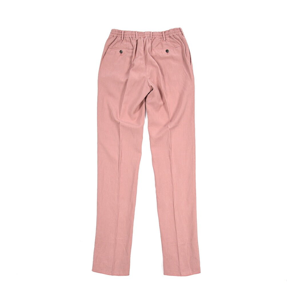 PT TORINO "SLIM FIT" リヨセル混 ノータックスリムパンツ ピンク 48 | GUARDAROBA MILANO OFFICIAL STORE