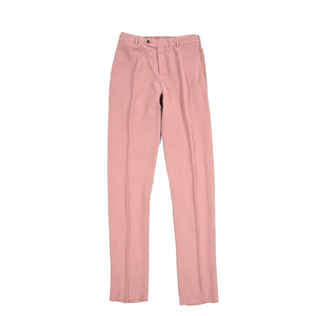 PT TORINO "SLIM FIT" リヨセル混 ノータックスリムパンツ ピンク 48 | GUARDAROBA MILANO OFFICIAL STORE
