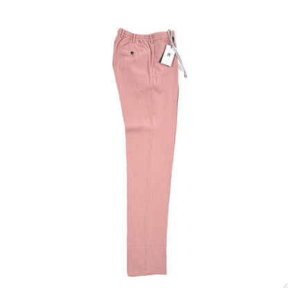 PT TORINO "SLIM FIT" リヨセル混 ノータックスリムパンツ ピンク 48 | GUARDAROBA MILANO OFFICIAL STORE