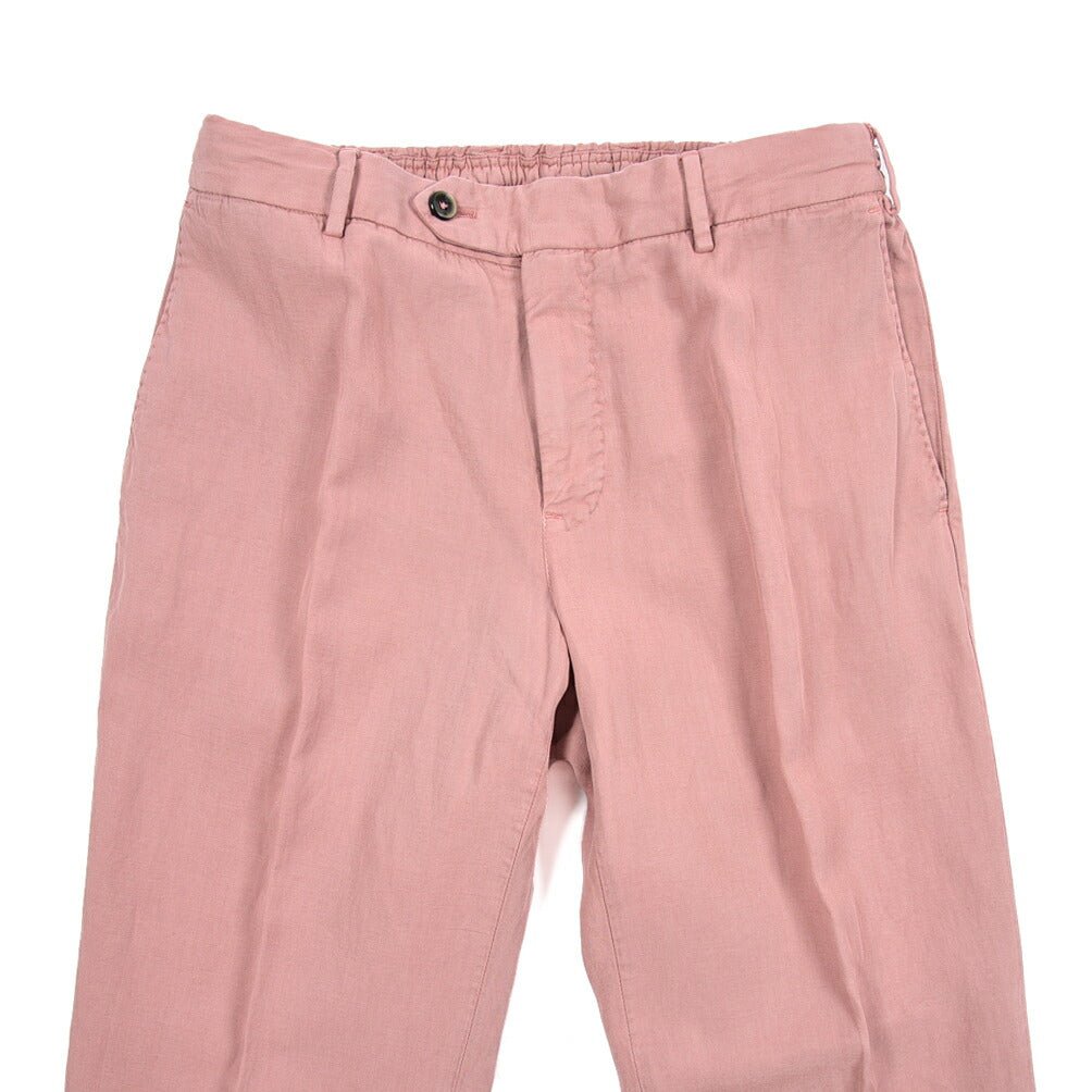 PT TORINO "SLIM FIT" リヨセル混 ノータックスリムパンツ ピンク 48 | GUARDAROBA MILANO OFFICIAL STORE