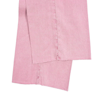 PT TORINO "SLIM FIT" リネン混 ドローコード付きノータックスリムパンツ ピンク 52 | GUARDAROBA MILANO OFFICIAL STORE