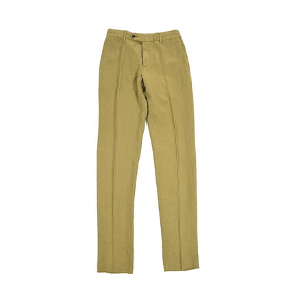 PT TORINO "SLIM FIT" リヨセル混 ノータックスリムパンツ カーキグリーン 46 | GUARDAROBA MILANO OFFICIAL STORE
