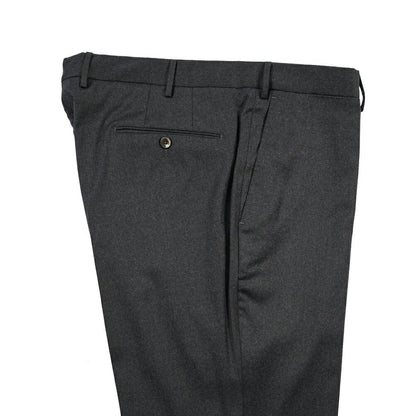 PT TORINO “SLIM FIT” ストレッチウール ノータックスラックス ダークグレー 56 | GUARDAROBA MILANO OFFICIAL STORE