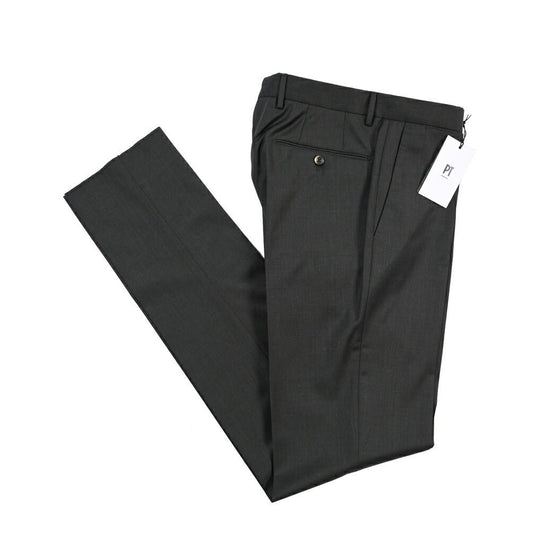 PT TORINO “SLIM FIT” ストレッチウール ノータックスラックス ダークグレー 46 | GUARDAROBA MILANO OFFICIAL STORE