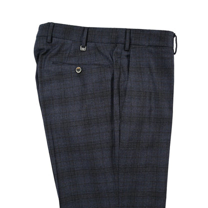 PT TORINO “SLIM FIT” ストレッチウール ノータックスラックス ネイビー 48 | GUARDAROBA MILANO OFFICIAL STORE