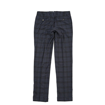 PT TORINO “SLIM FIT” ストレッチウール ノータックスラックス ネイビー 48 | GUARDAROBA MILANO OFFICIAL STORE
