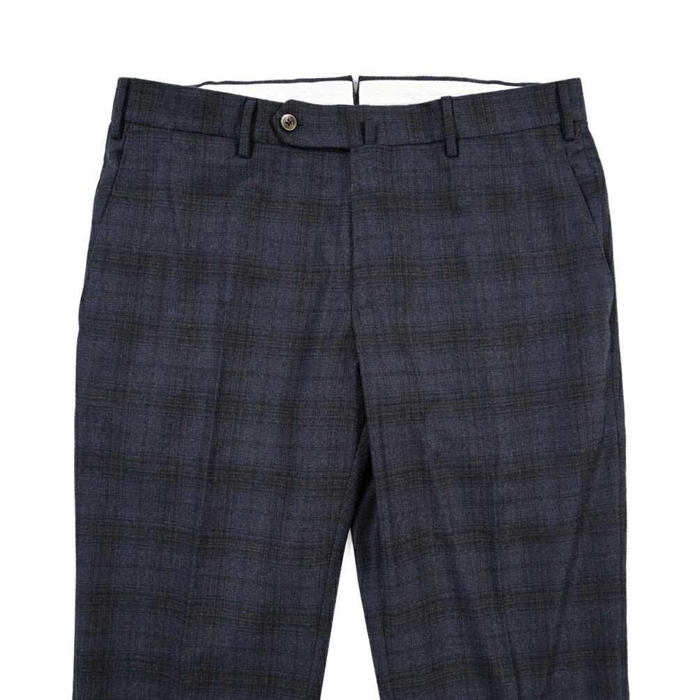 PT TORINO “SLIM FIT” ストレッチウール ノータックスラックス ネイビー 48 | GUARDAROBA MILANO OFFICIAL STORE