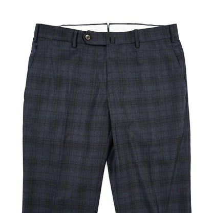 PT TORINO “SLIM FIT” ストレッチウール ノータックスラックス ネイビー 48 | GUARDAROBA MILANO OFFICIAL STORE