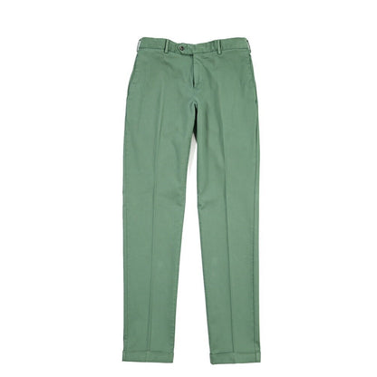 PT TORINO “SLIM FIT” モダール混コットン ドローコード付きパンツ グリーン 48 | GUARDAROBA MILANO OFFICIAL STORE