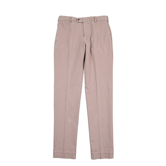 PT TORINO “SLIM FIT” リヨセル混コットン ドローコード付きイージーパンツ ピンク 48 | GUARDAROBA MILANO OFFICIAL STORE