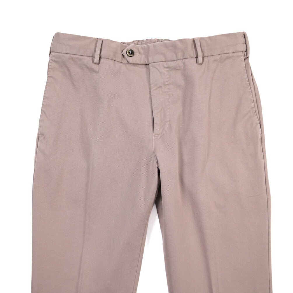 PT TORINO “SLIM FIT” リヨセル混コットン ドローコード付きイージーパンツ ピンク 48 | GUARDAROBA MILANO OFFICIAL STORE