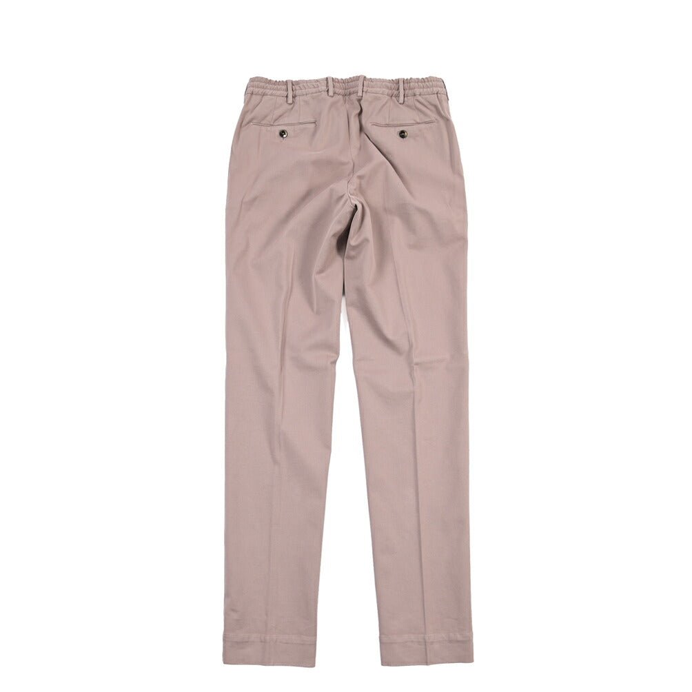 PT TORINO “SLIM FIT” リヨセル混コットン ドローコード付きイージーパンツ ピンク 48 | GUARDAROBA MILANO OFFICIAL STORE