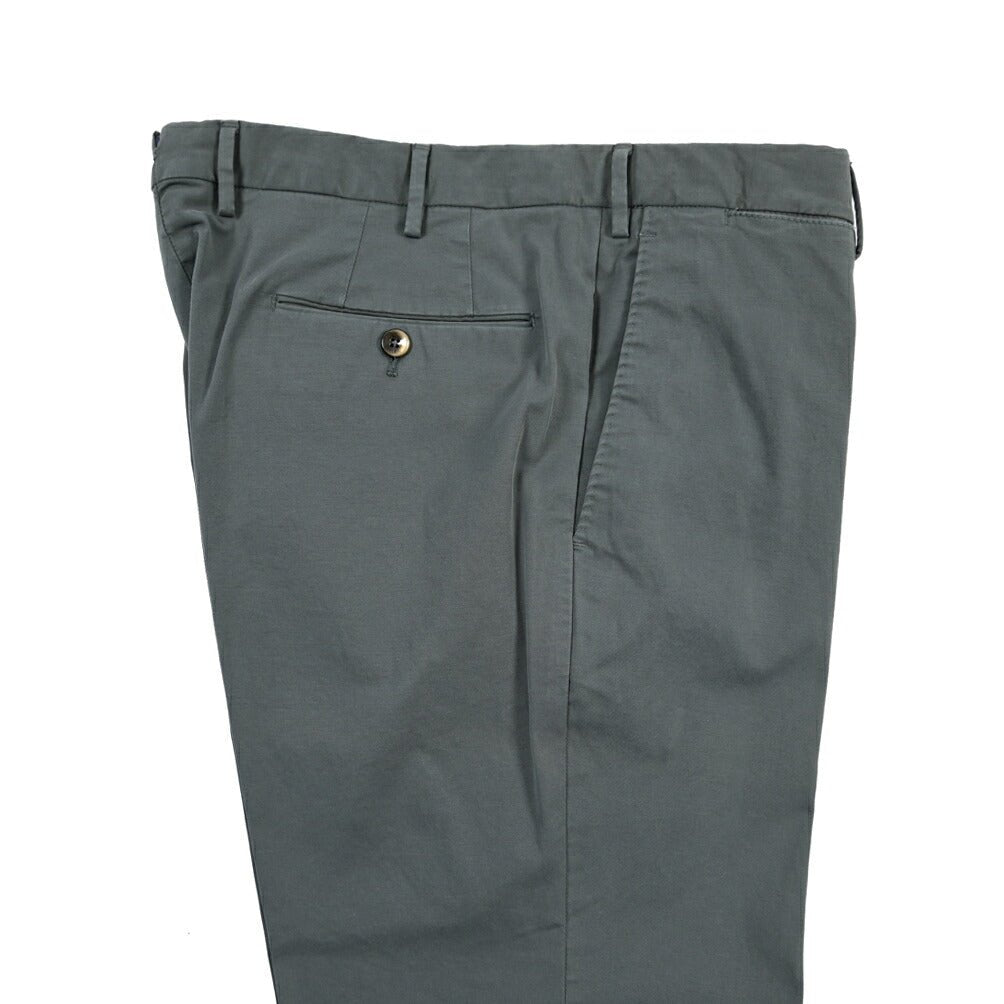 PT TORINO “SLIM FIT” ストレッチコットン ノータックパンツ グレー 52 | GUARDAROBA MILANO OFFICIAL STORE