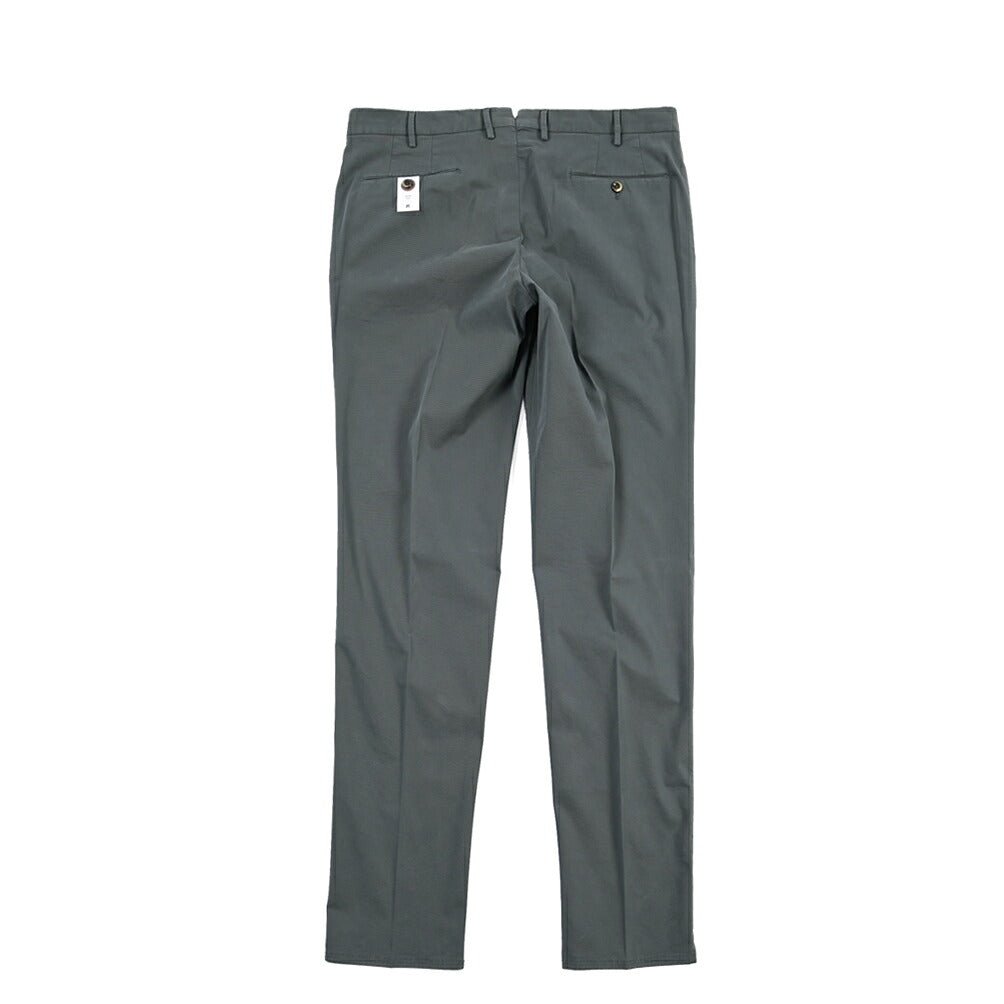 PT TORINO “SLIM FIT” ストレッチコットン ノータックパンツ グレー 52 | GUARDAROBA MILANO OFFICIAL STORE