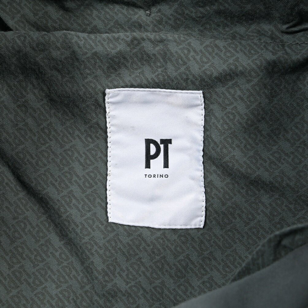 PT TORINO “SLIM FIT” ストレッチコットン ノータックパンツ グレー 52 | GUARDAROBA MILANO OFFICIAL STORE