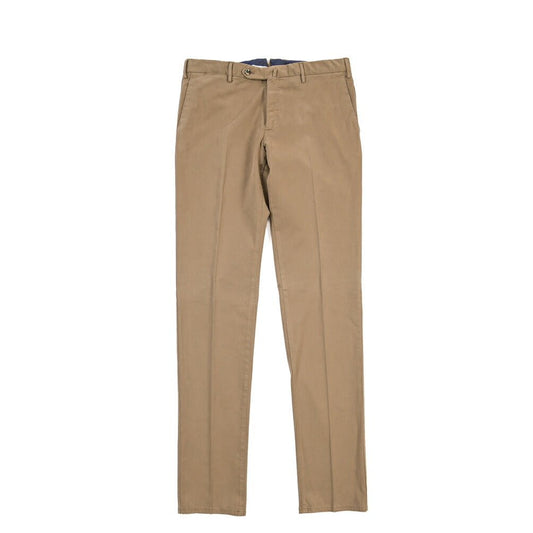 PT TORINO “SLIM FIT” モダール混コットン ノータックパンツ ベージュ 46 | GUARDAROBA MILANO OFFICIAL STORE
