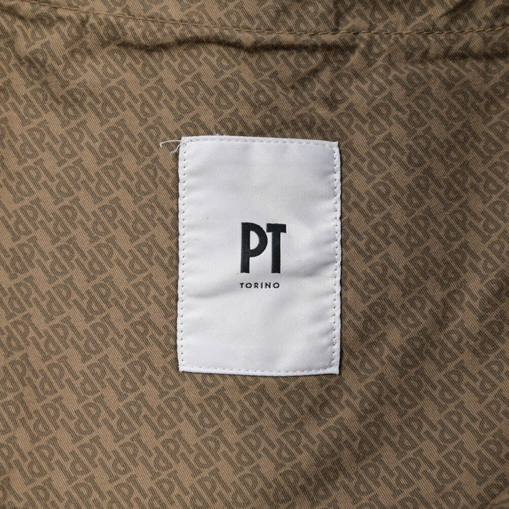 PT TORINO “SLIM FIT” モダール混コットン ノータックパンツ ベージュ 54 | GUARDAROBA MILANO OFFICIAL STORE