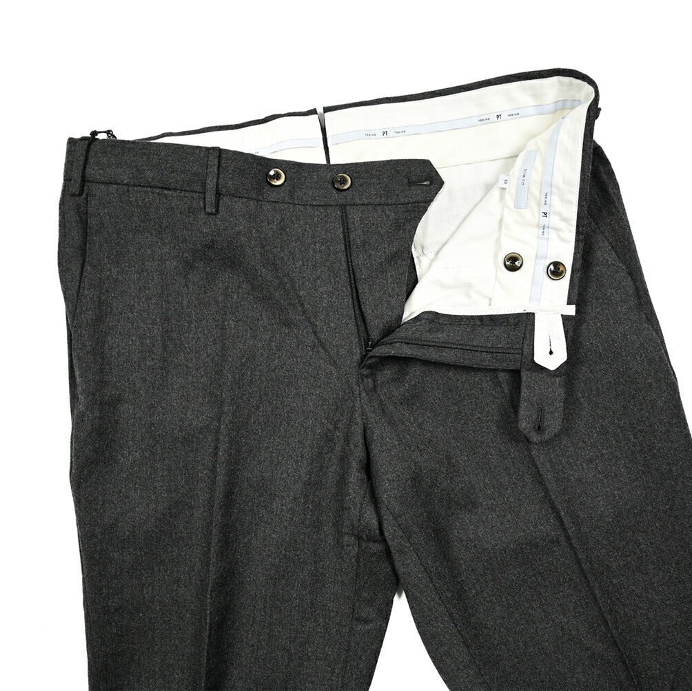 PT TORINO SLIM FIT ストレッチウールフランネル ノータックスラックス / PT01｜GUARDAROBA MILANO OFFICIAL STORE