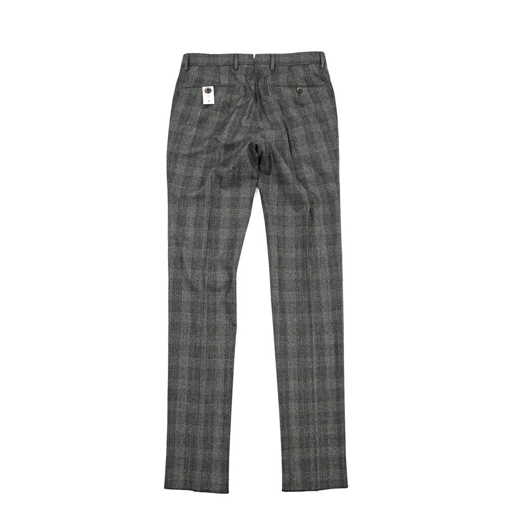 PT TORINO “SLIM FIT” SUPER 100's ヴァージンウール100% ノータックスラックス グレー 46 | GUARDAROBA MILANO OFFICIAL STORE