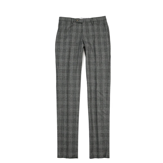 PT TORINO “SLIM FIT” SUPER 100's ヴァージンウール100% ノータックスラックス グレー 46 | GUARDAROBA MILANO OFFICIAL STORE