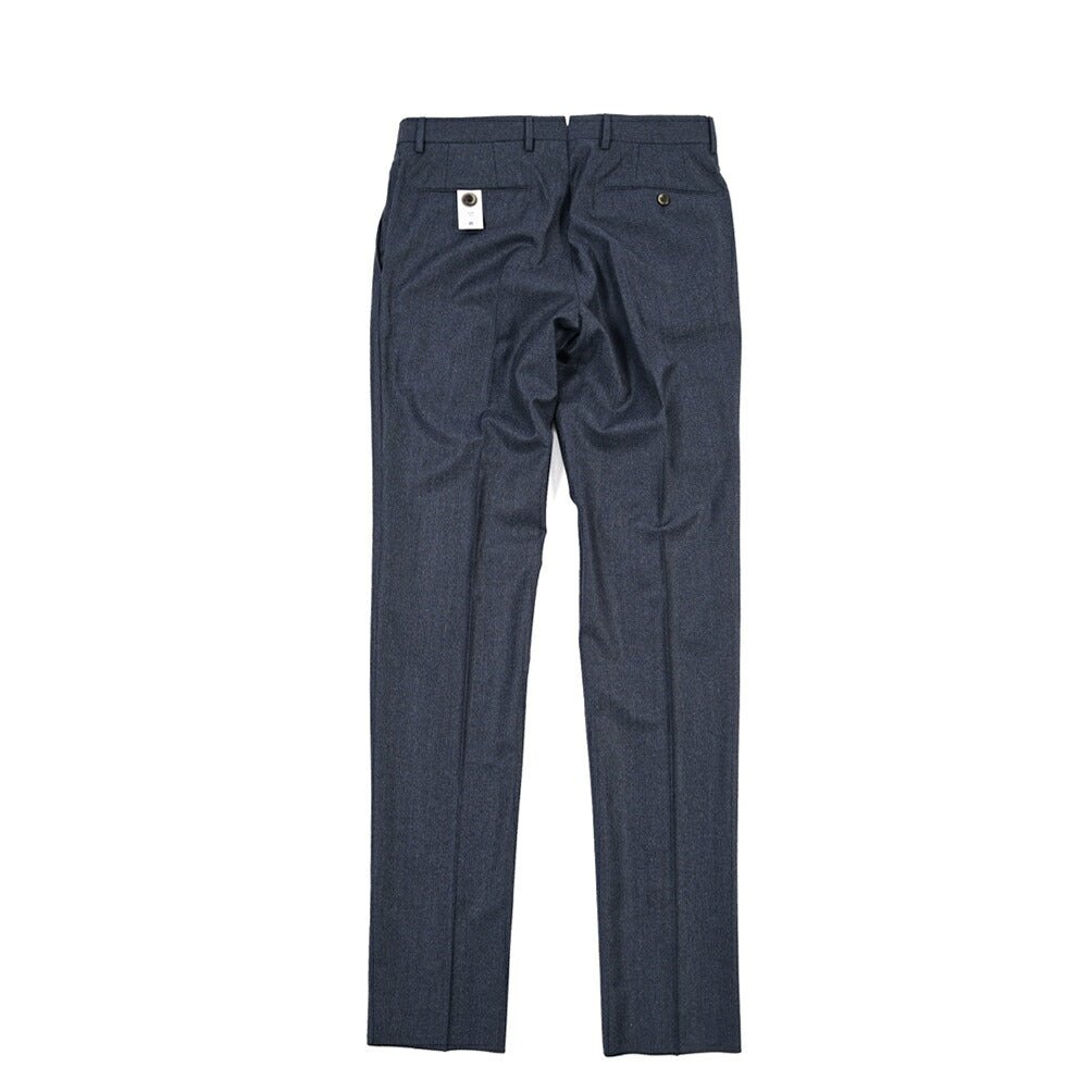 PT TORINO “SLIM FIT” SUPER 100's ヴァージンウール100% ノータックスラックス ネイビー 46 | GUARDAROBA MILANO OFFICIAL STORE