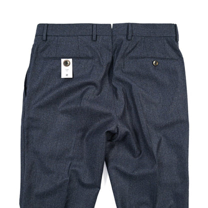 PT TORINO “SLIM FIT” SUPER 100's ヴァージンウール100% ノータックスラックス ネイビー 46 | GUARDAROBA MILANO OFFICIAL STORE