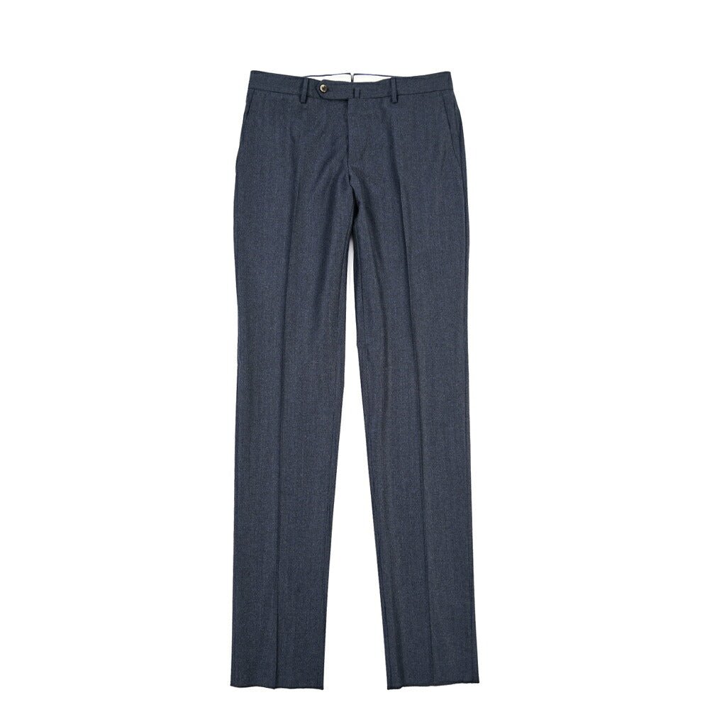 PT TORINO “SLIM FIT” SUPER 100's ヴァージンウール100% ノータックスラックス ネイビー 46 | GUARDAROBA MILANO OFFICIAL STORE