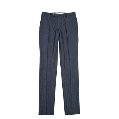 PT TORINO “SLIM FIT” SUPER 100's ヴァージンウール100% ノータックスラックス ネイビー 46 | GUARDAROBA MILANO OFFICIAL STORE