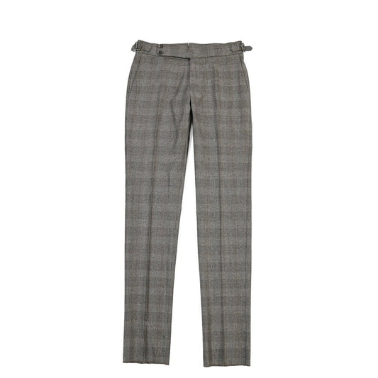 PT TORINO “SLIM FIT” SUPER 100's ヴァージンウール100% ノータックグルカパンツ グレー 46 | GUARDAROBA MILANO OFFICIAL STORE